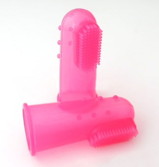 Brosse à dents pour animaux – Ultra douce, à enfiler sur le doigt.