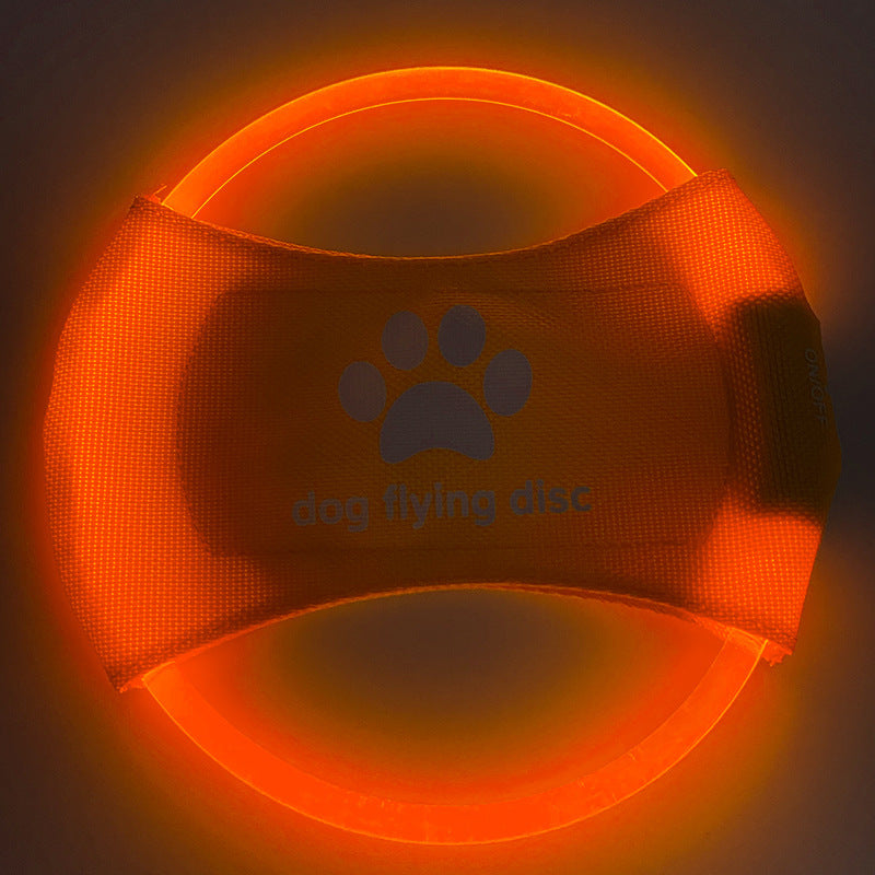 Frisbee lumineux pour chien
