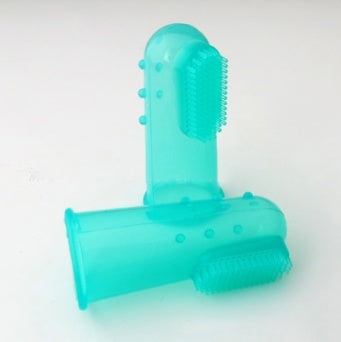 Brosse à dents pour animaux – Ultra douce, à enfiler sur le doigt.