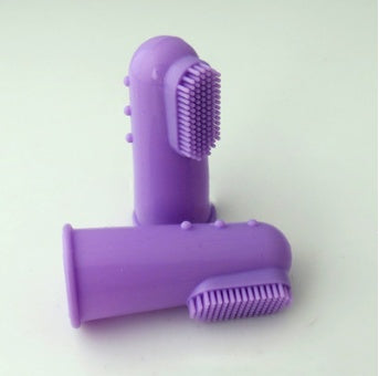 Brosse à dents pour animaux – Ultra douce, à enfiler sur le doigt.