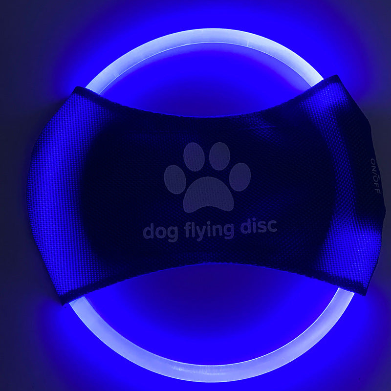 Frisbee lumineux pour chien