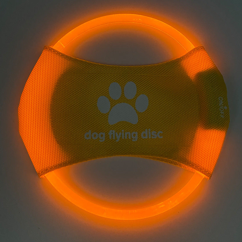 Frisbee lumineux pour chien