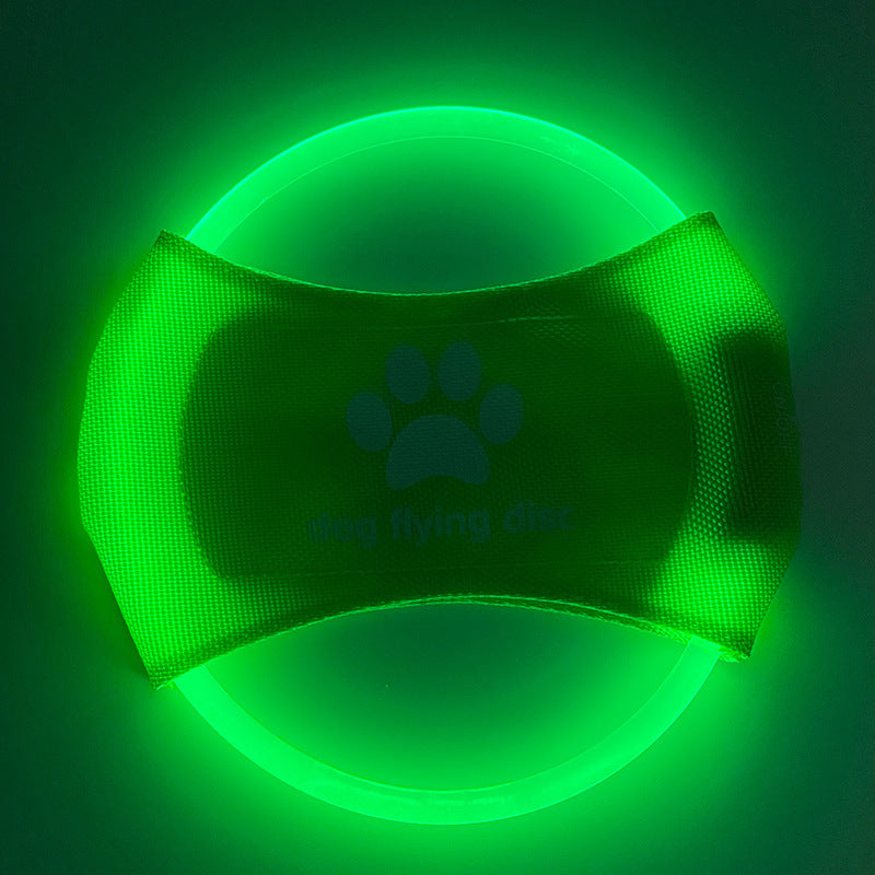 Frisbee lumineux pour chien