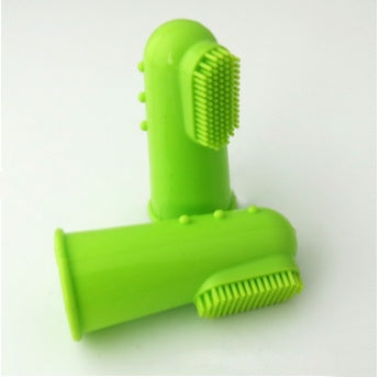 Brosse à dents pour animaux – Ultra douce, à enfiler sur le doigt.