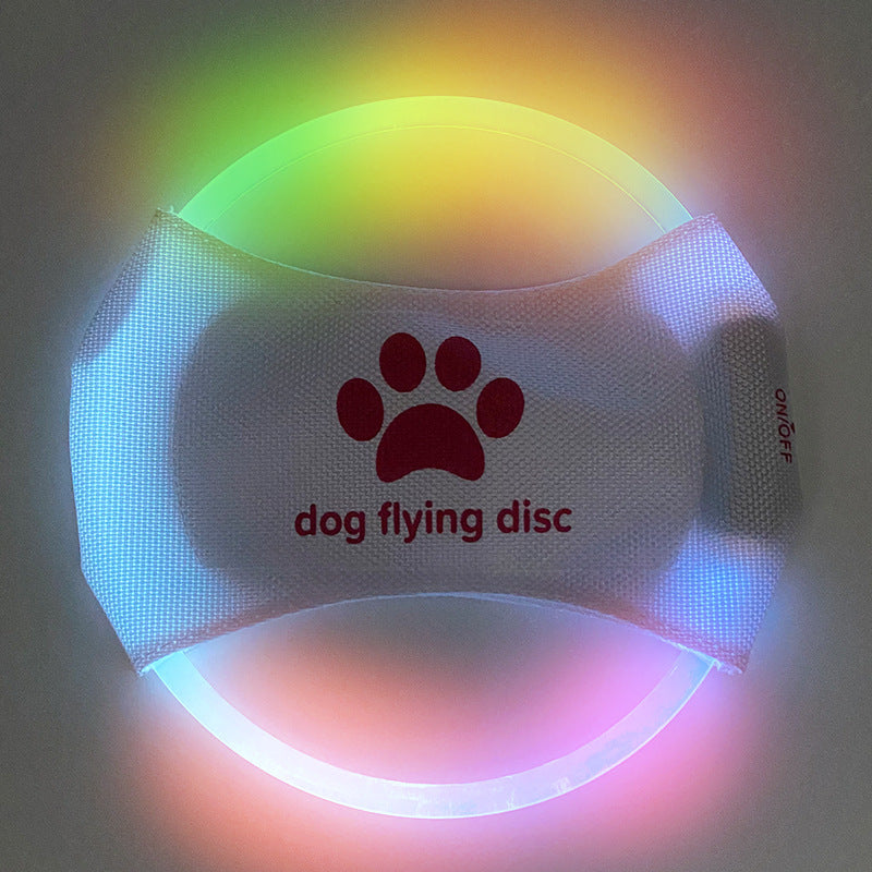 Frisbee lumineux pour chien