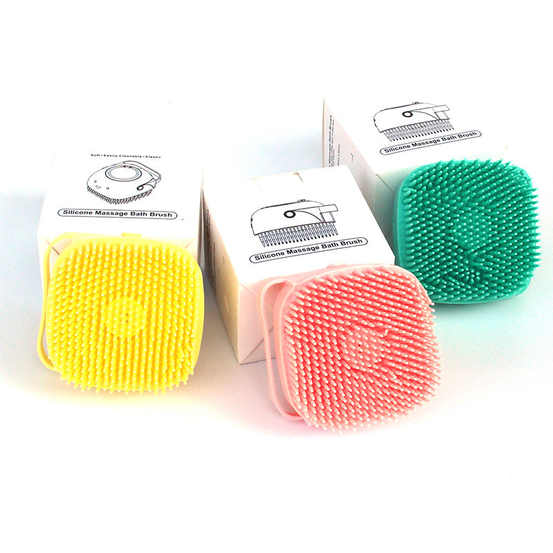 Brosses de bains en silicone pour chien