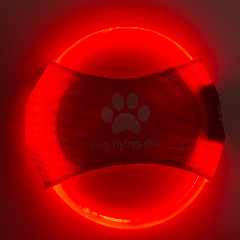 Frisbee lumineux pour chien